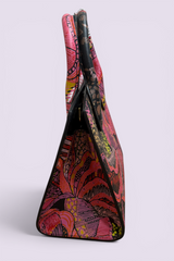 Ferragamo Pink Floral Print Bag | Italian Secondhand