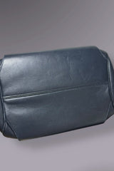Braccialini Black Leather Top Handle Bag | Italian Vintage