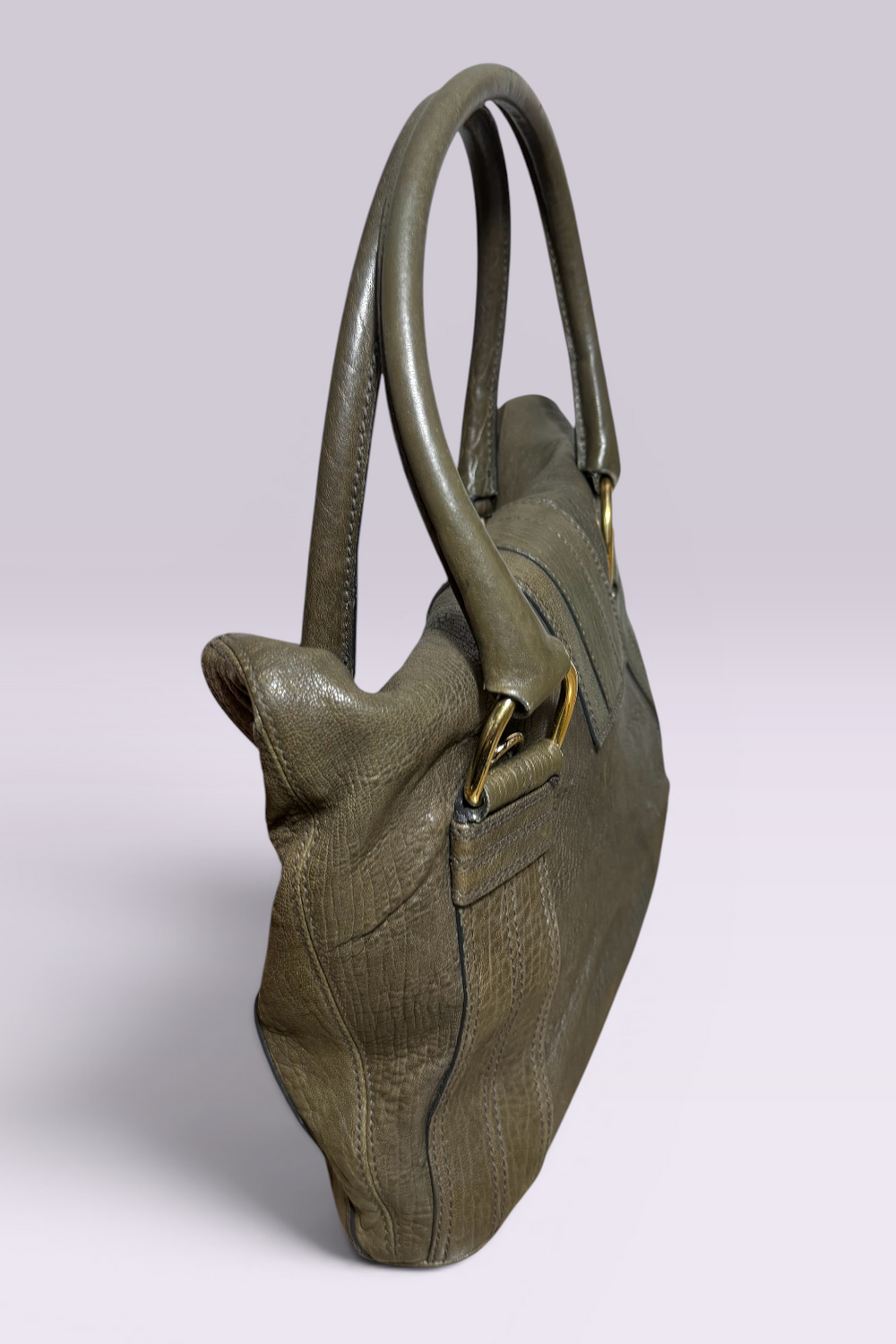 Bvlgari Lion Head Leather Tote Bag | Italian Secondhand
