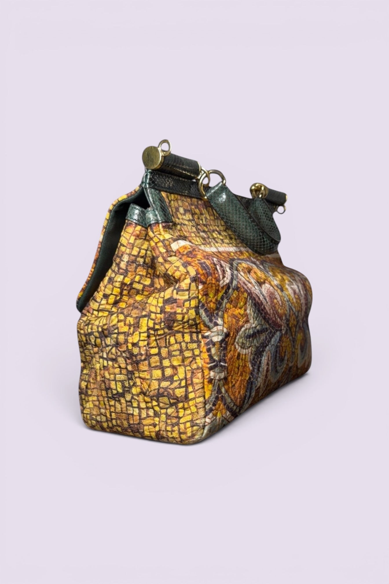 Dolce & Gabbana Byzantine Mosaic Print Bag | Italian Secondhand
