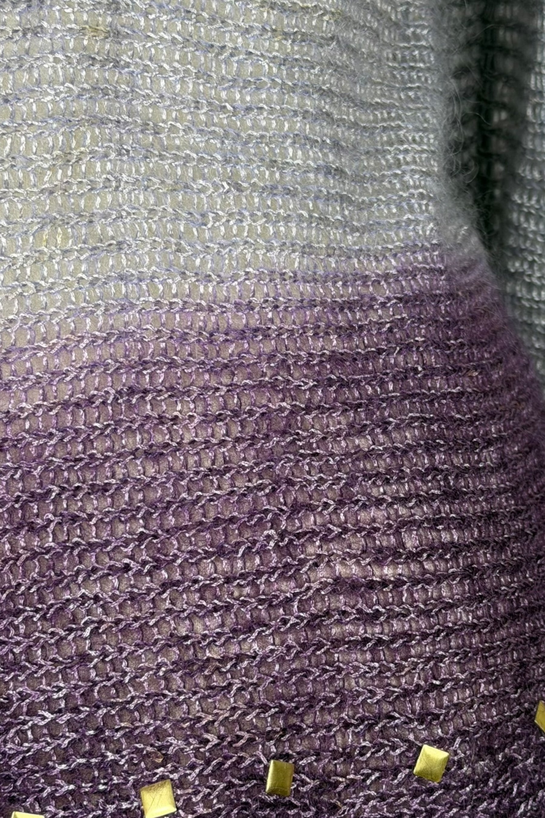 Roberto Cavalli CLASS Ombré Mohair Knit Tie Front Cardigan | Italian Secondhand