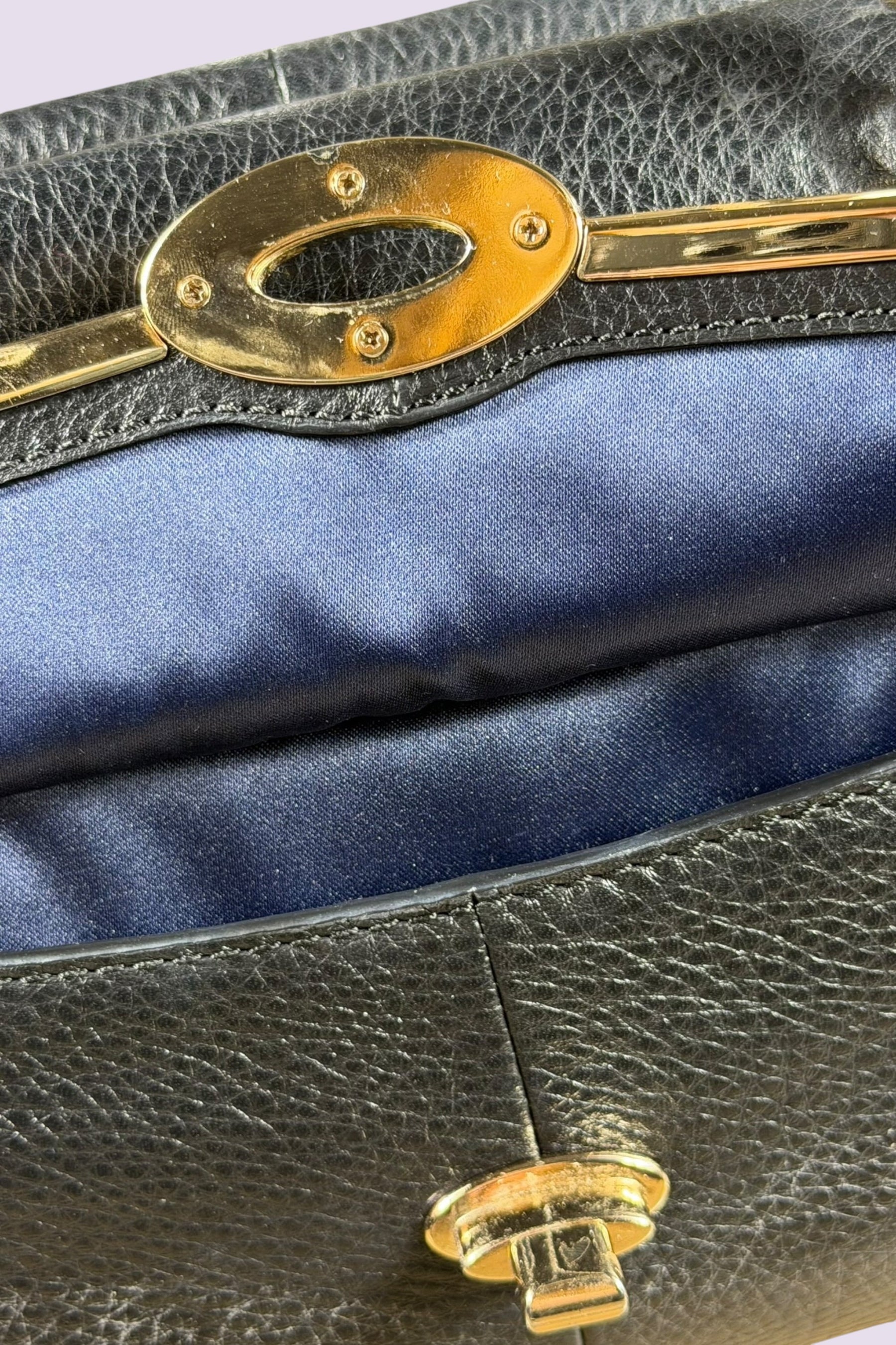 Coach Turnlock Leather Shoulder Bag | American Secondhand