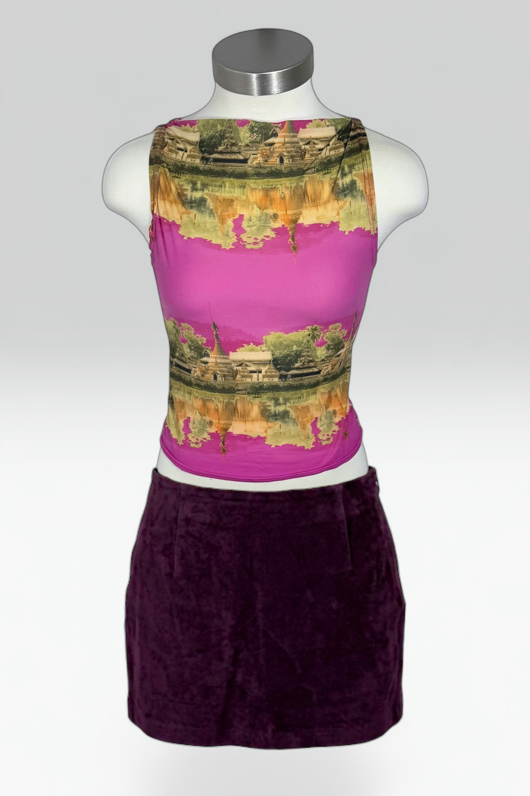 PARASUCO PAGODA PRINT MESH TOP | CANADIAN VINTAGE