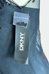 DKNY EMBELLISHED MESH LAYERED TOP | AMERICAN VINTAGE