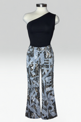COMING SOON: Krizia metallic print jeans