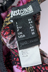 Just Cavalli Berry Print Leopard and Lace Trim Camisole | Italian Secondhand