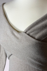 Ralph Lauren Cashmere Blend Off Shoulder Midi Dress | American Secondhand