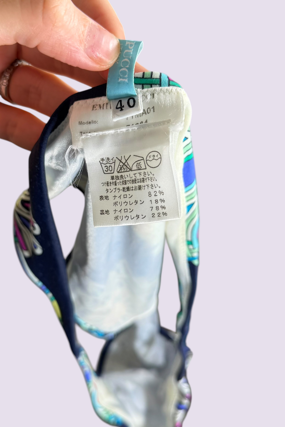 Emilio Pucci Geometric Medallion Print Bikini Set | Italian Secondhand