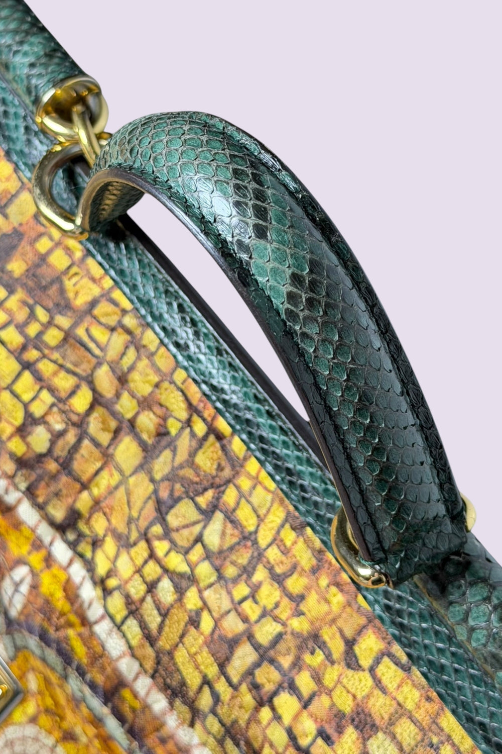 Dolce & Gabbana Byzantine Mosaic Print Bag | Italian Secondhand