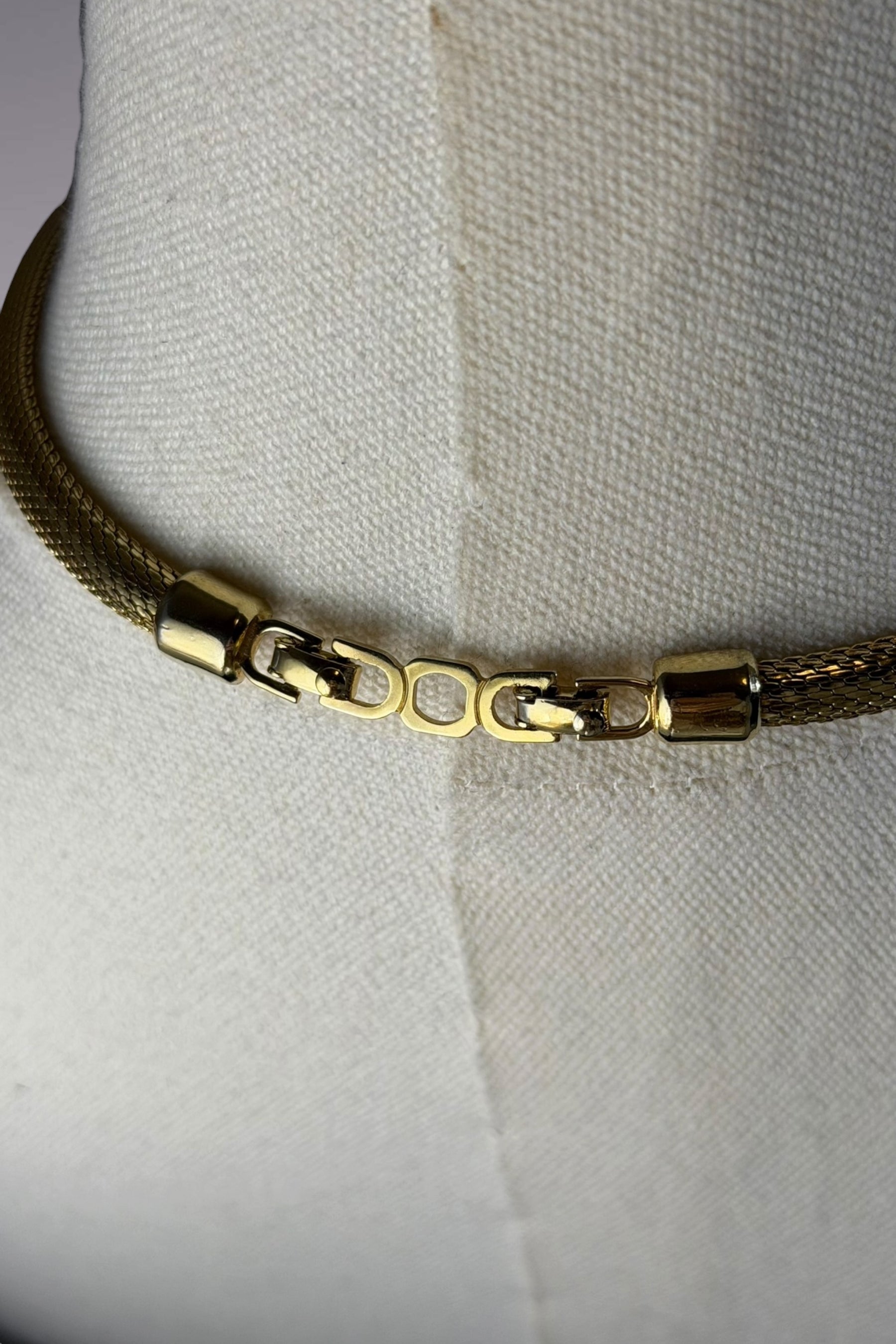 Christian Dior Twisted Choker Necklace | French Vintage