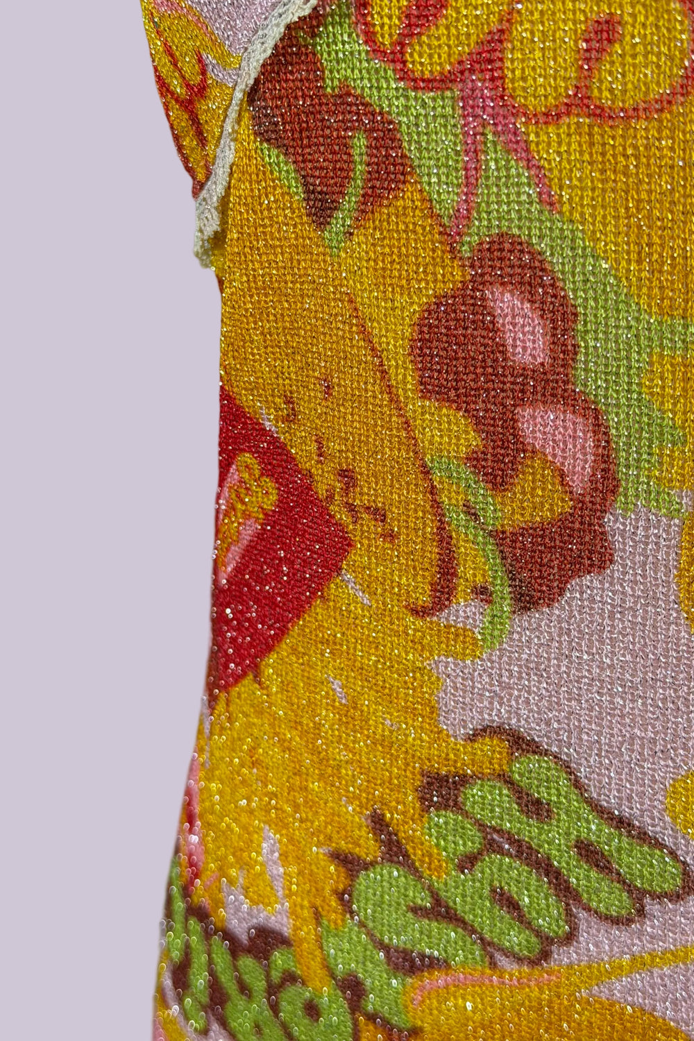Hysteric Glamour Graphic Sparkle Knit Top | Japanese Vintage