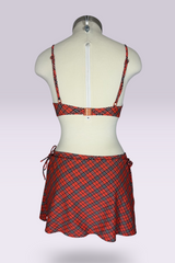 Burberry Blue Label Nova Check 3-Piece Bikini Set with Cover-Up Skirt | British Secondhand