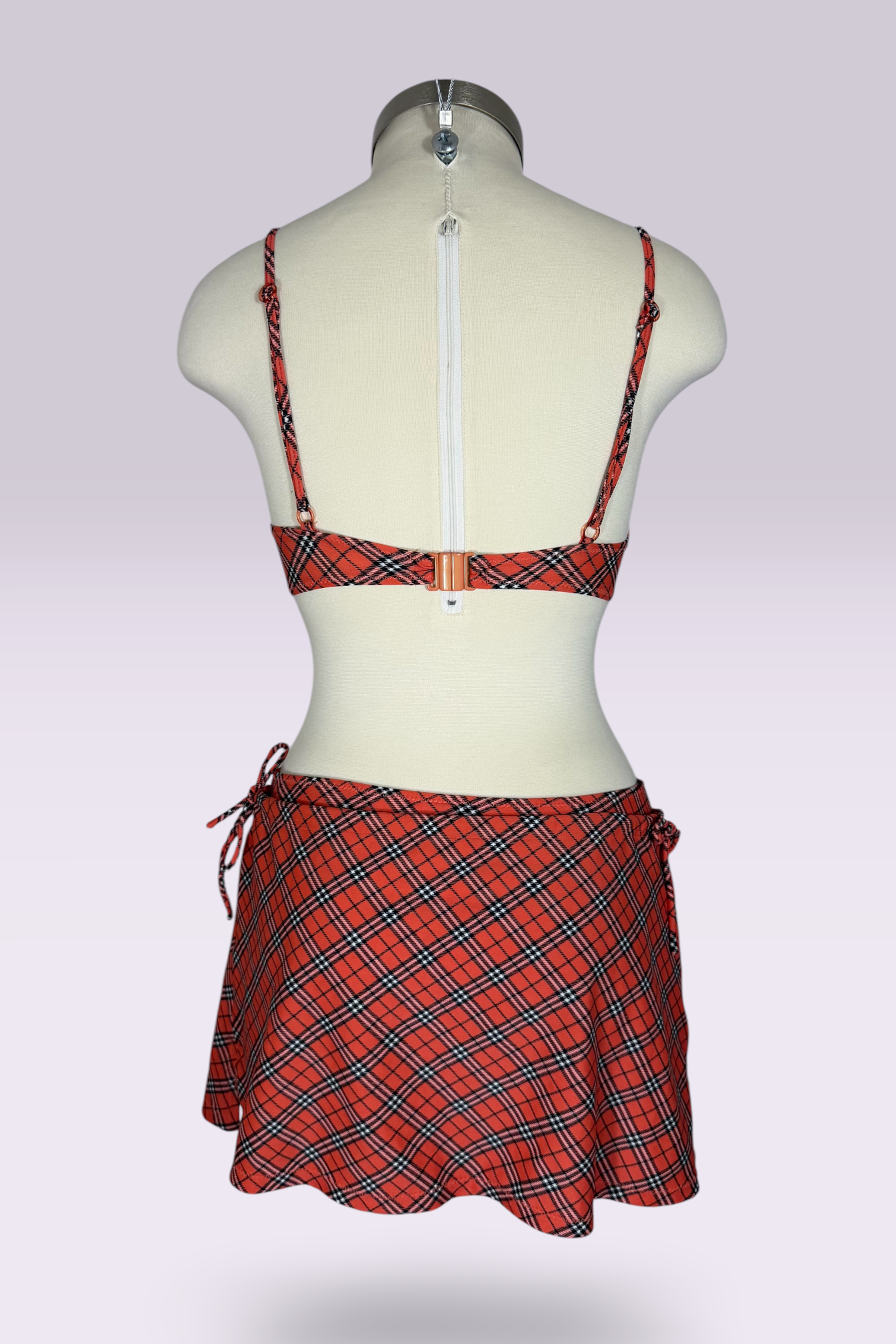 Burberry Blue Label Nova Check 3-Piece Bikini Set with Cover-Up Skirt | British Secondhand