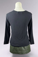 Anna Molinari Couture Ruched Ribbon Top | Italian Vintage