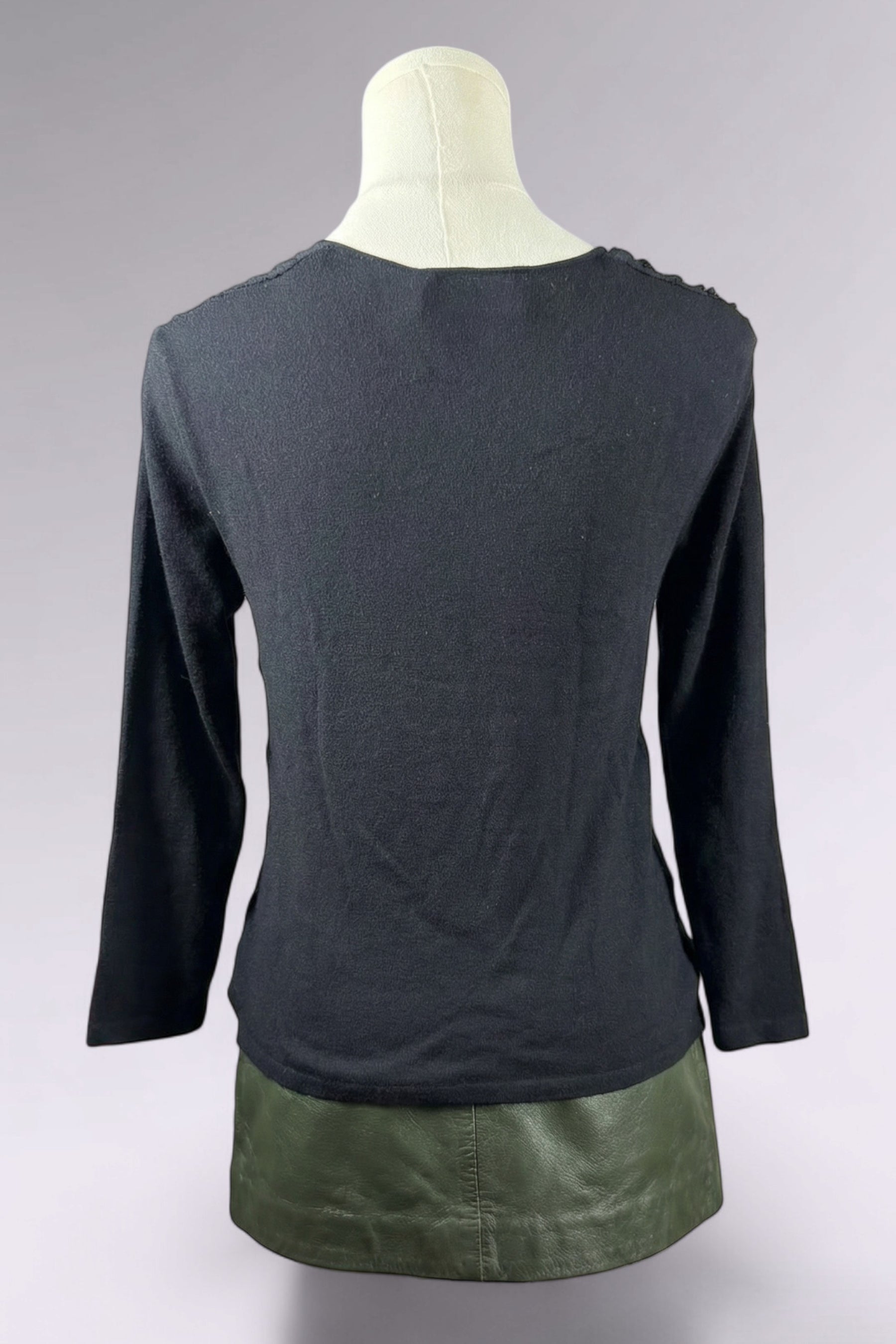 Anna Molinari Couture Ruched Ribbon Top | Italian Vintage