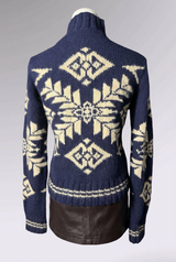 Ralph Lauren Wool Angora Zip-Up Knit | American Vintage