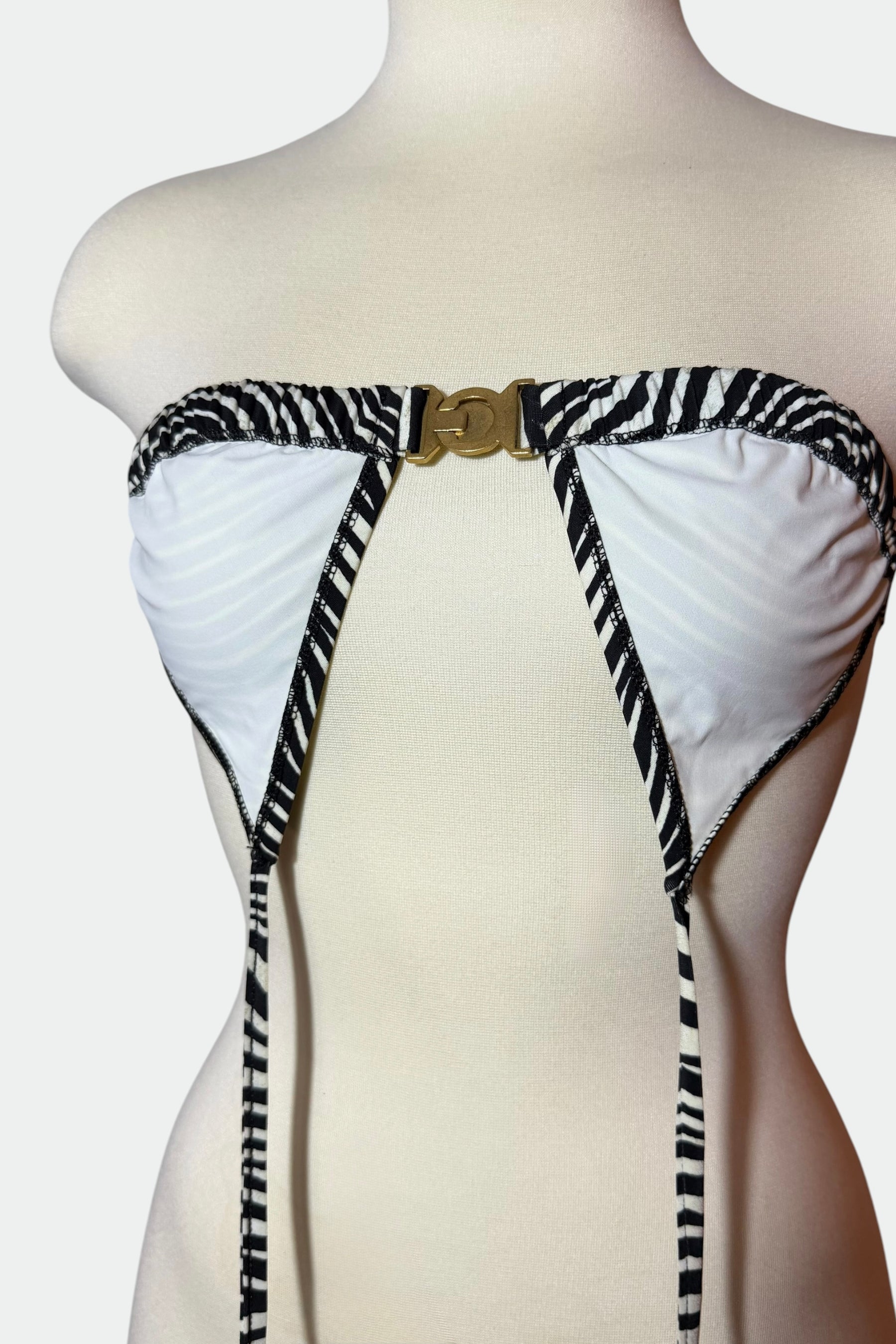 Balmain Beachwear Zebra print Bikini | French secondhand