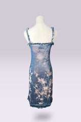 Jean Paul Gaultier Floral Mesh Dress Set | French Vintage