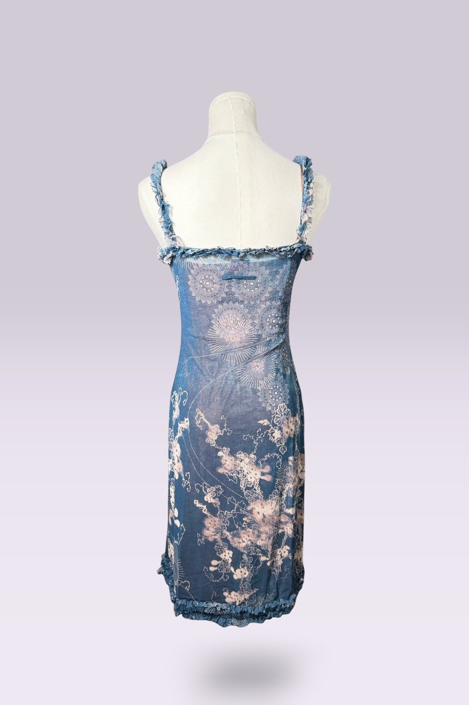 Jean Paul Gaultier Floral Mesh Dress Set | French Vintage