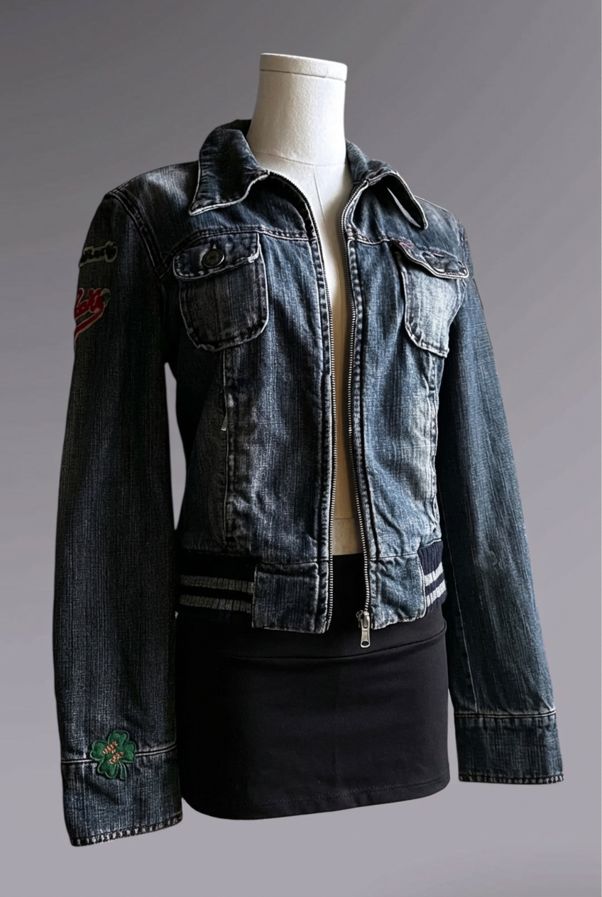 Miss Sixty Denim Bomber Jacket | Italian Vintage