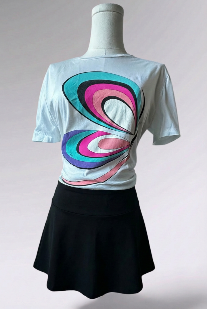 Emilio Pucci Butterfly Tee | Italian Designer Vintage