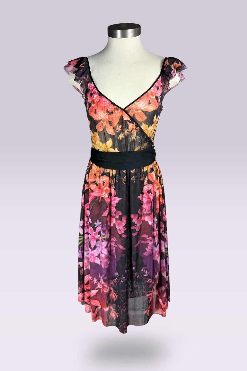 Vivienne Tam Sheer Floral Mesh Dress | Hong Kong Secondhand