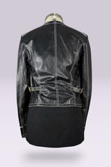 Roberto Cavalli Leather Trompe L’oeil Jacket | Italian Vintage