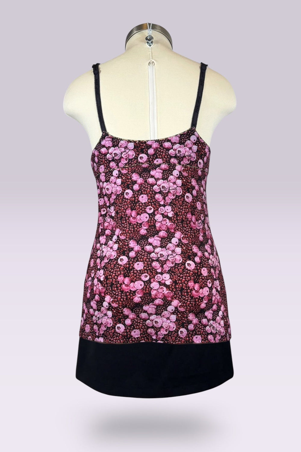 Just Cavalli Berry Print Leopard and Lace Trim Camisole | Italian Secondhand