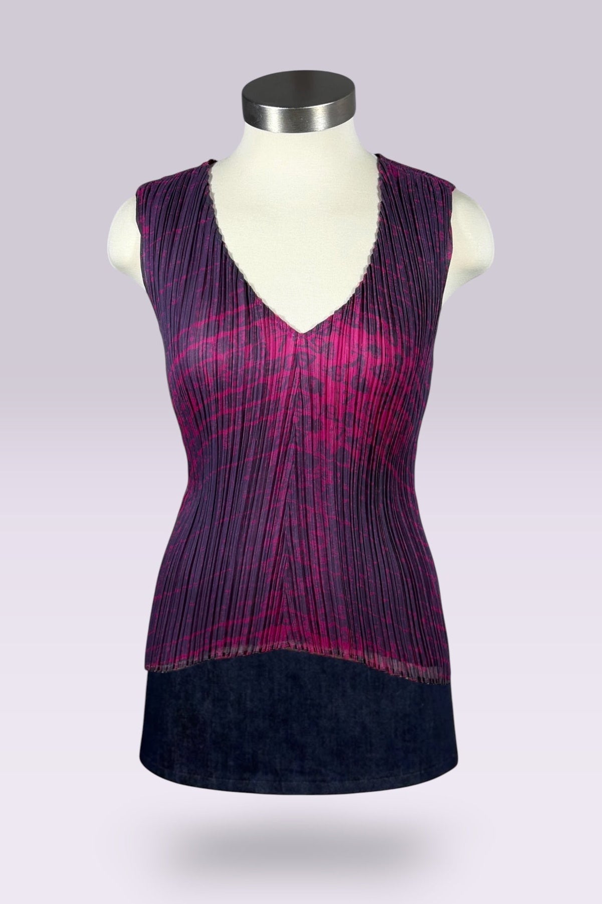 Issey Miyake FETE Pleated Layered Top Set | Japanese Secondhand