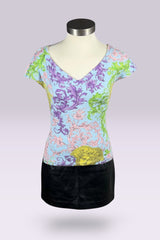 Versace Jeans Couture Baroque Medusa Print Top | Italian Vintage