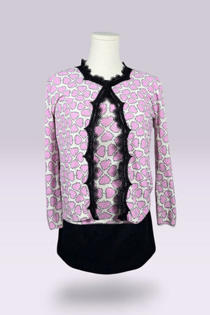 Anna Molinari Couture Heart Print Set | Italian Vintage