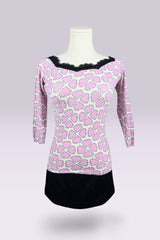 Anna Molinari Couture Heart Print Set | Italian Vintage