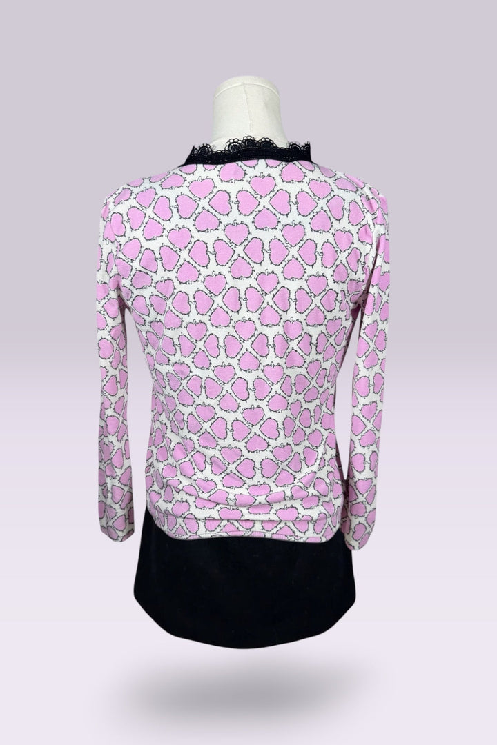 Anna Molinari Couture Heart Print Set | Italian Vintage