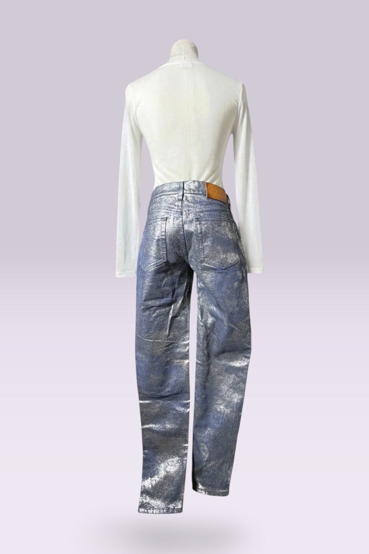 Ralph Lauren Collection Metallic Denim | Runway Archive