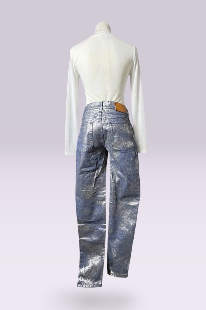 Ralph Lauren Collection Metallic Denim | Runway Archive