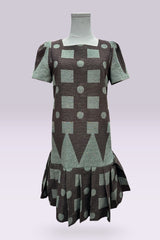 Vivienne Westwood Red Label Geometric Knit Dress | British Vintage