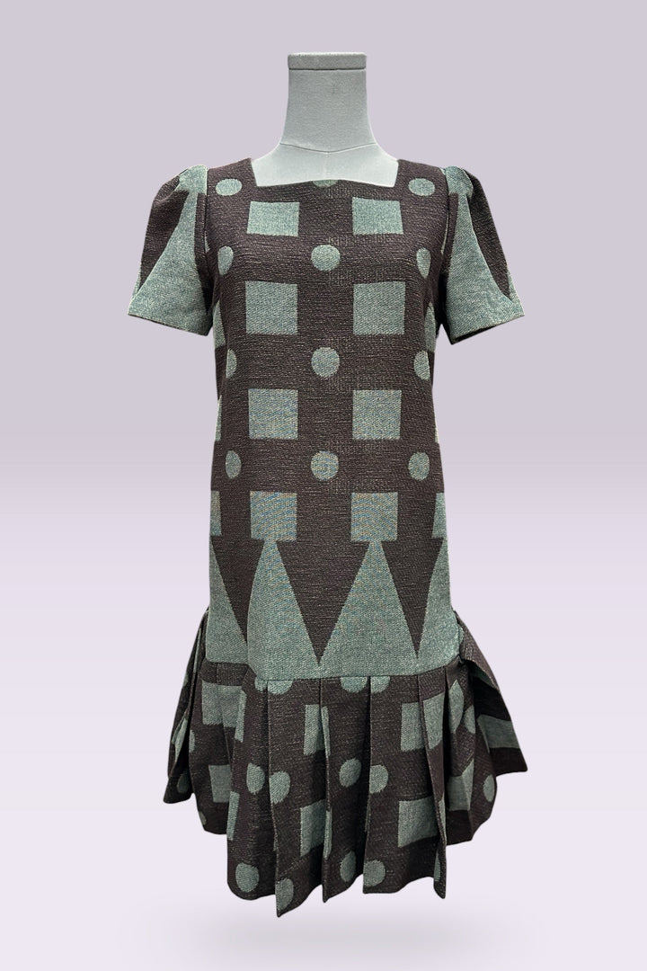 Vivienne Westwood Red Label Geometric Knit Dress | British Vintage