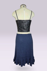 Ralph Lauren Crochet Knit Midi Skirt | American Vintage