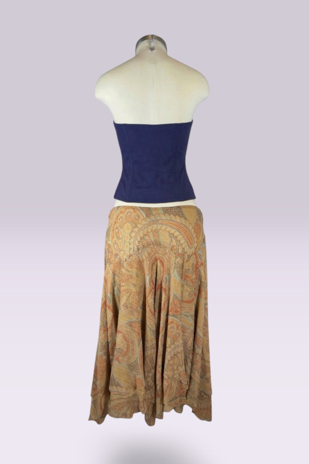 Ralph Lauren Silk Paisley Skirt | American Secondhand