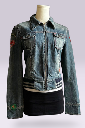 Miss Sixty Denim Bomber Jacket | Italian Vintage