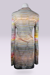 Missoni Long Sleeve Striped Knit Cardigan | Italian Vintage