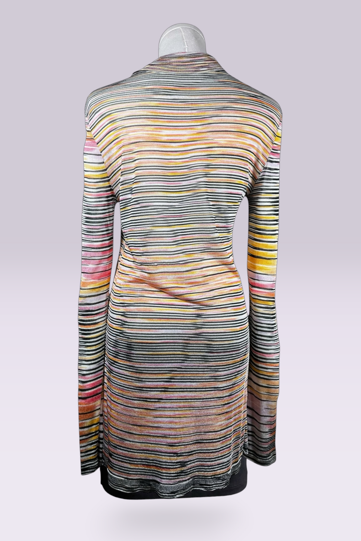 Missoni Long Sleeve Striped Knit Cardigan | Italian Vintage