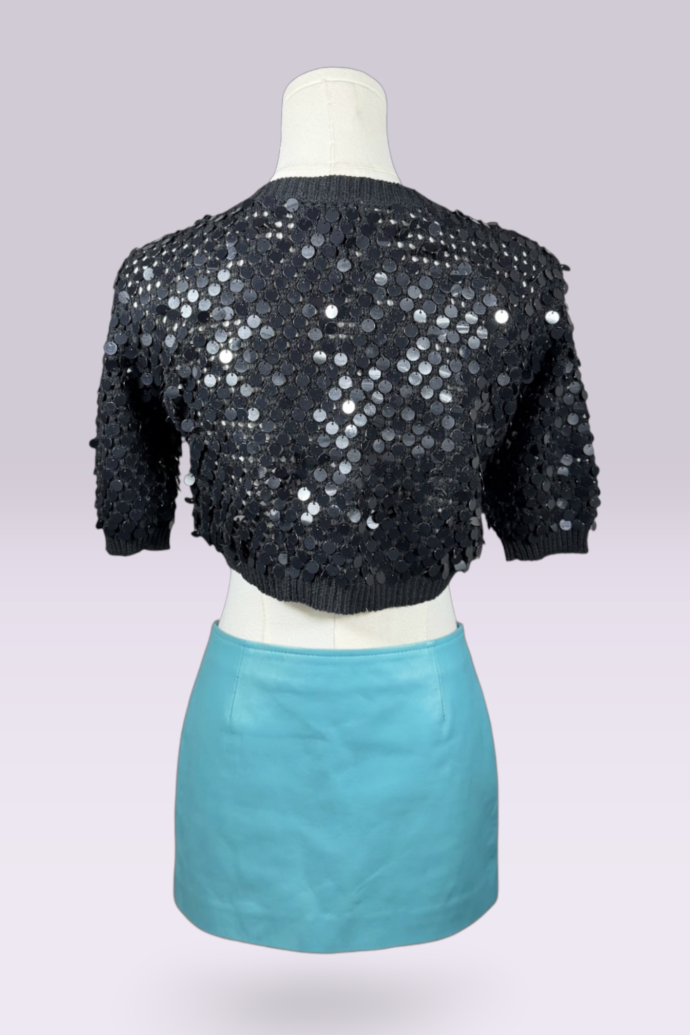 Black Sequin Bolero | American Vintage