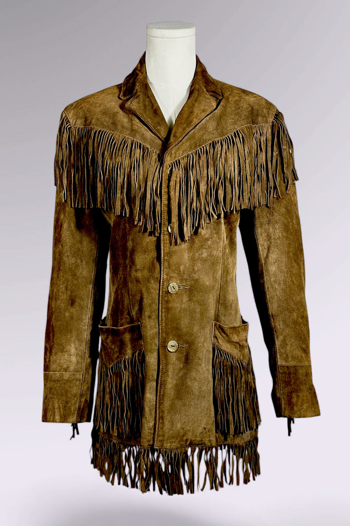 Ralph Lauren 90s Suede Fringe Jacket | American Vintage