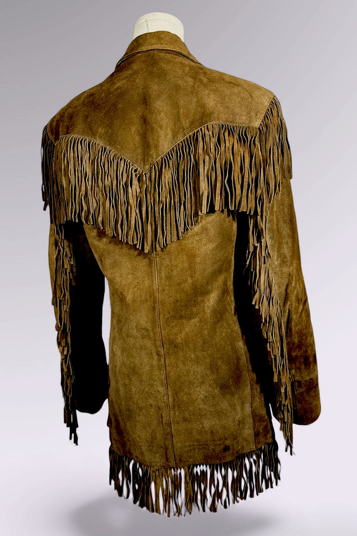 Ralph Lauren 90s Suede Fringe Jacket | American Vintage