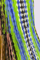 Pleats Please by Issey Miyake Multicolor Fringe Tank Top | Japanese Secondhand