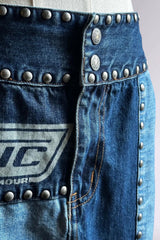 Hysteric Glamour Patchwork Denim Mini Skirt | Japanese Designer Vintage