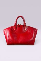 Ralph Lauren Red Leather Stirrup Bag | American Secondhand