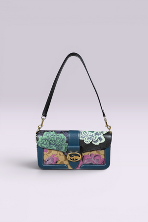 Coach x Kaffe Fassett Floral Print Shoulder Bag | American Secondhand