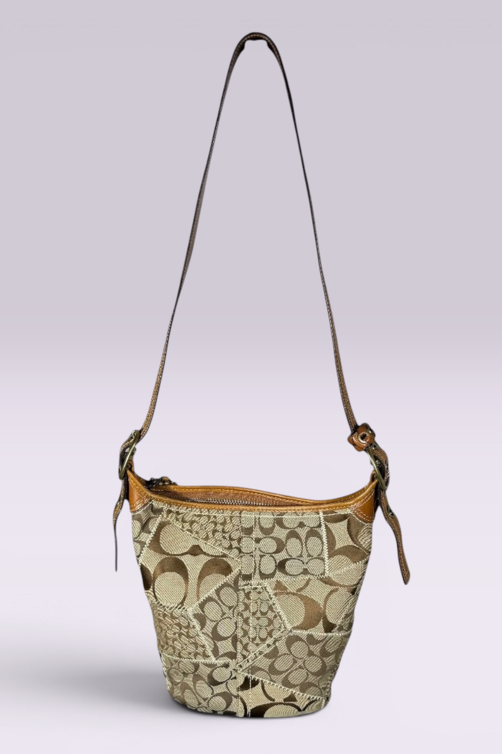 Coach Limited Edition Patchwork Bucket Crossbody Bag | American Secondhand